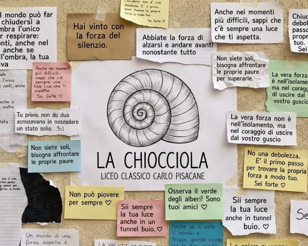 Muro dei messaggi dei ragazzi