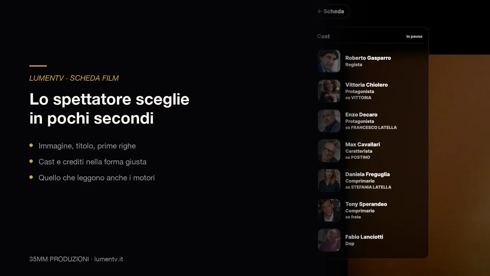 Copertina: LumenTV: come costruire una scheda film che aiuta il pubblico a scegliere